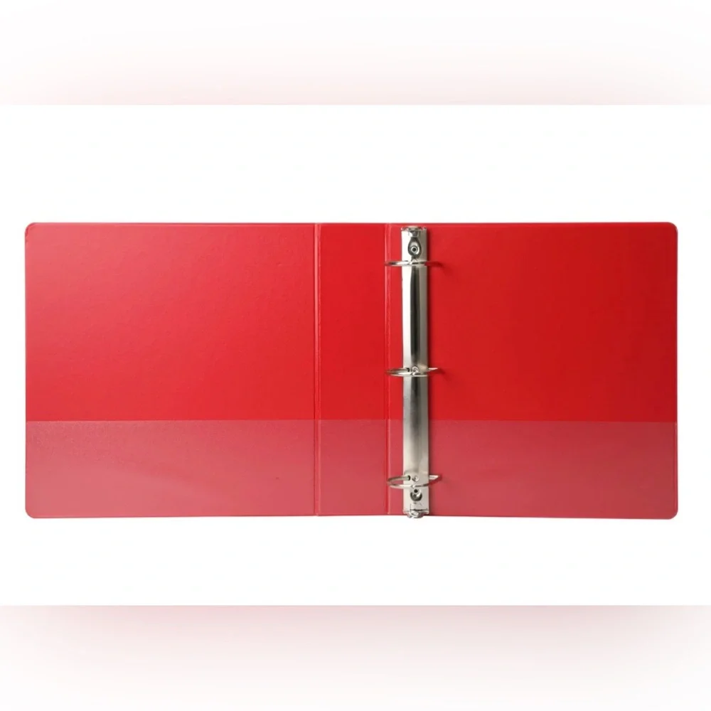 Two Durable View red binders by Pen Gear NWT